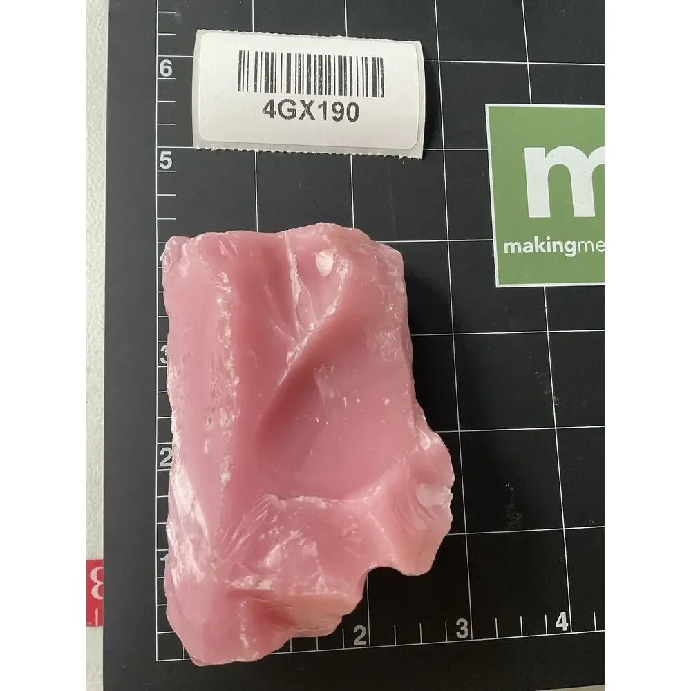 Pink Art‎ Glass Cullet Glowing Manganese Slag Glass #4GX190